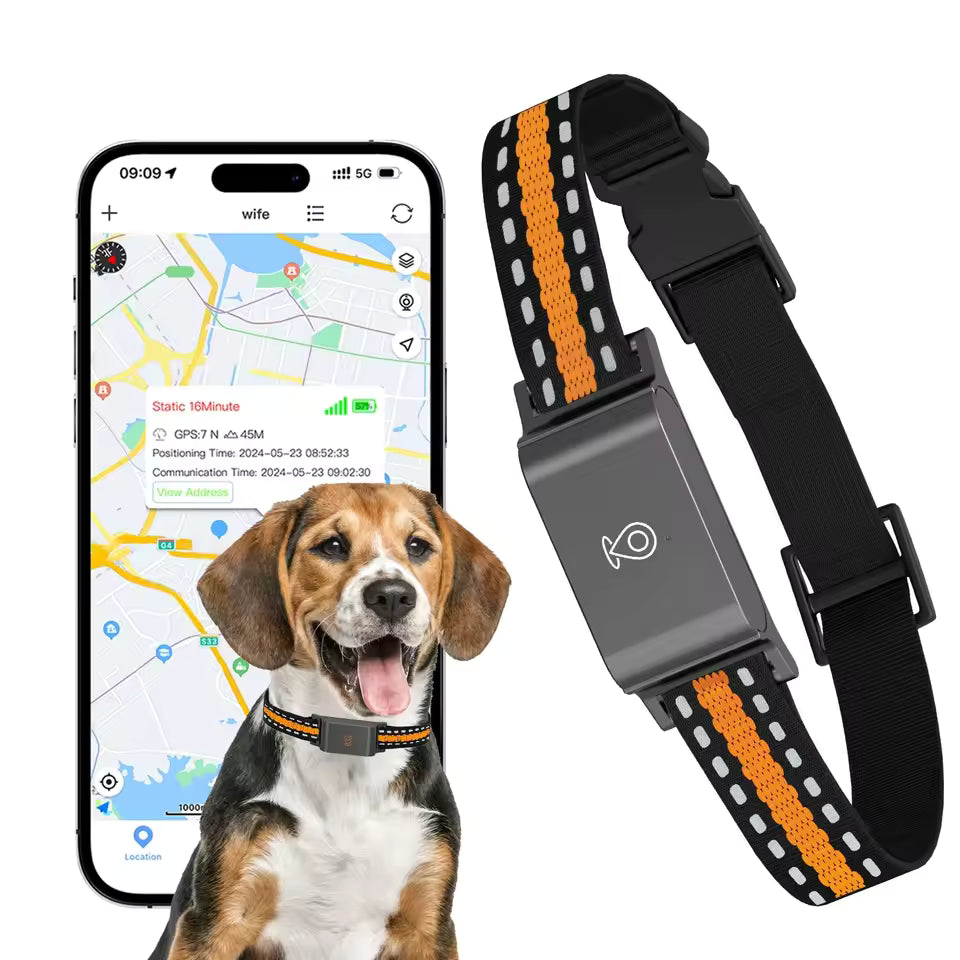 4G GPS Pet dog Tracker Collar