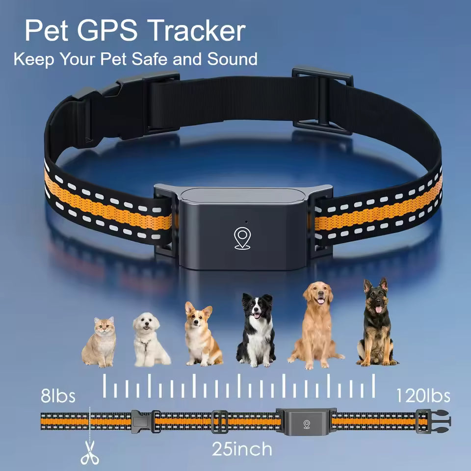 4G GPS Pet dog Tracker Collar