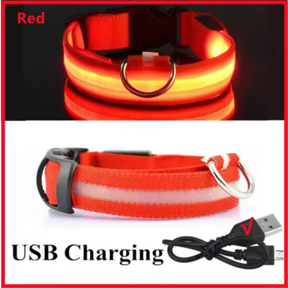 LED Glowing Dog Collar Adjustable